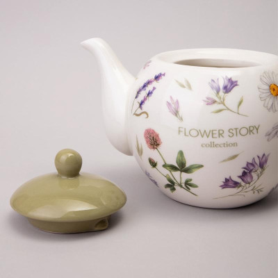 Чайник Agness 'Flower story' 22.5х13х14.5см 900мл ARTI-M 358-2174-4