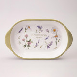 Блюдо-шубница Agness 'Flower story' 28х17.5х4.5см ARTI-M 358-2190