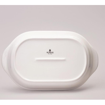 Блюдо-шубница Agness 'Flower story' 28х17.5х4.5см ARTI-M 358-2190-4