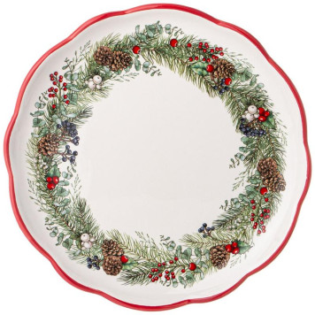 Тарелка обеденная Agness “Celebration' 24.5х2.5см ARTI-M 358-2257