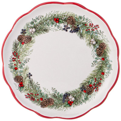 Тарелка закусочная Agness “Celebration' 20.3х2см ARTI-M 358-2258