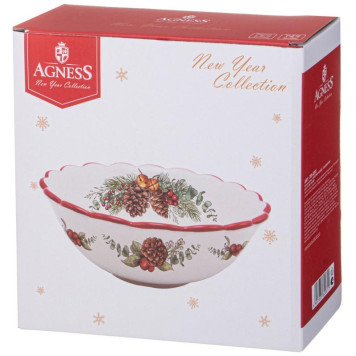 Салатник Agness “Celebration' 20.5х7.5см ARTI-M 358-2261-1