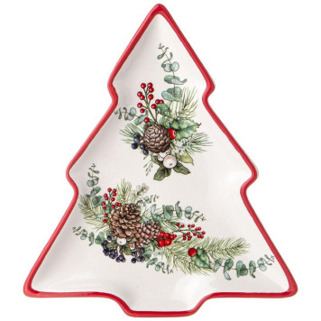 Тарелка в форме елки Agness “Celebration' 23х20.2х2.2см ARTI-M 358-2263