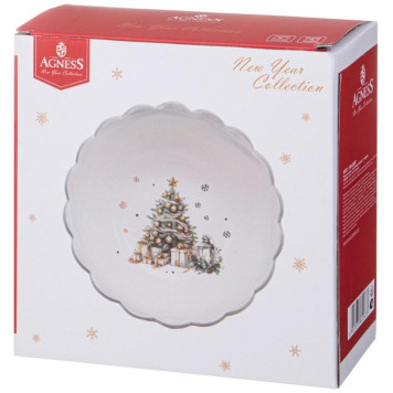 Салатник Agness “С новым годом!' 20.5х7.5см ARTI-M 358-2267-1
