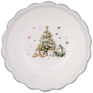 Салатник Agness “С новым годом!' 20.5х7.5см ARTI-M 358-2267-2