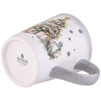 Кружка Agness “С новым годом!' 12.2х8.8х10см 320мл ARTI-M 358-2268-4