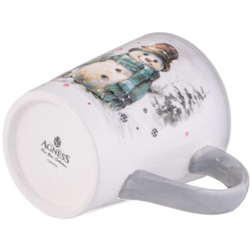 Кружка Agness “С новым годом!' 12.2х8.8х10см 320мл ARTI-M 358-2269-3
