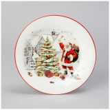Тарелка закусочная Agness “С новым годом!' 20.3х2см ARTI-M 358-2282