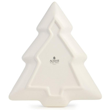 Тарелка в форме елки Agness 'С новым годом!' 23х20.2х2.2см ARTI-M 358-2323-2