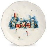 Тарелка закусочная Agness 'С новым годом!' 23х3.5см ARTI-M 358-2335