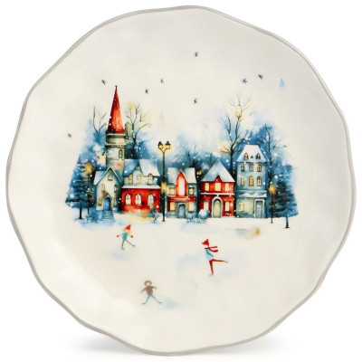 Тарелка закусочная Agness 'С новым годом!' 23х3.5см ARTI-M 358-2335