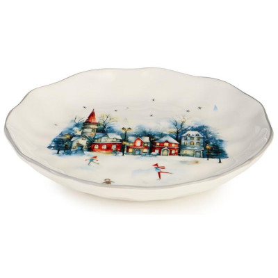 Тарелка закусочная Agness 'С новым годом!' 23х3.5см ARTI-M 358-2335-2