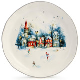 Тарелка закусочная Agness 'С новым годом!' 17х3см ARTI-M 358-2336