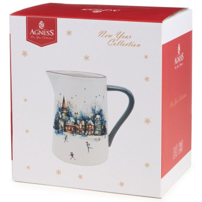 Кувшин Agness 'С новым годом!' 18.5х12.5х17.5см ARTI-M 358-2342-5