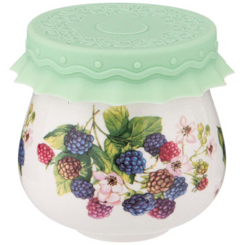 Баночка с силиконовой крышкой 'Ежевика' 180мл ARTI-M 359-312