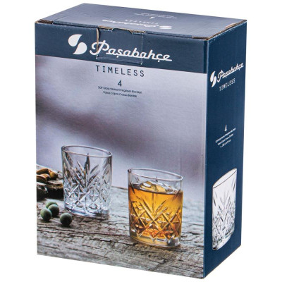 Набор стаканов 4шт 'Timeless' агат 210мл ARTI-M 484-804-1