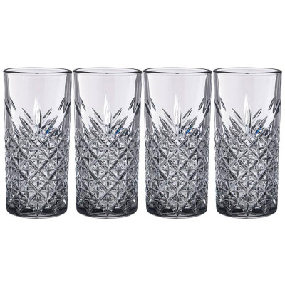 Набор стаканов из 4шт 'Timeless' агат 300мл ARTI-M 484-805