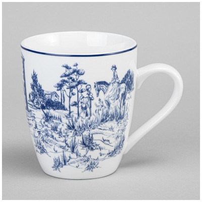 Набор кружек Lefard 'Novel' на дерев. подставке 4шт 380мл ARTI-M 577-217-4