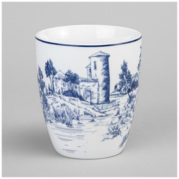 Набор кружек Lefard 'Novel' на дерев. подставке 4шт 380мл ARTI-M 577-217-5