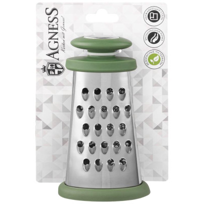 Терка двухсторонняя Agness 8.5х4.5х15.8см ARTI-M 671-501-1