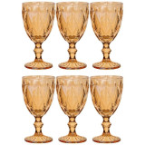 Набор бокалов для вина 'Ромбо' 6шт 320мл серия 'MUZA ION' медовый ARTI-M 691-023