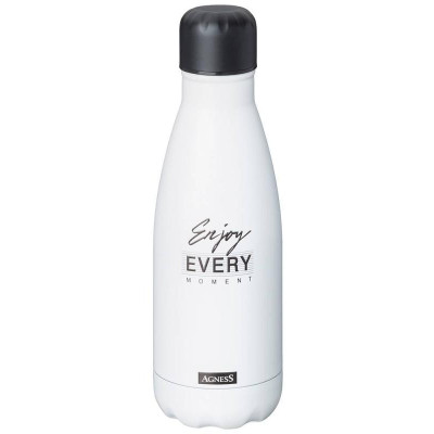 Термобутылка 'Break time' нерж.сталь 350мл белый ARTI-M 709-082