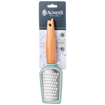 Терка одинарная Agness с деревянной ручкой ARTI-M 712-0019-1