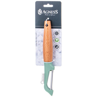 Овощечистка Agness с деревянной ручкой ARTI-M 712-0021-1