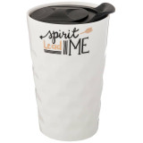 Кружка с двойными стенками и пластиковой крышкой ' Кофемания' 300мл ARTI-M 756-229