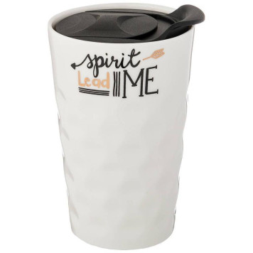 Кружка с двойными стенками и пластиковой крышкой ' Кофемания' 300мл ARTI-M 756-229