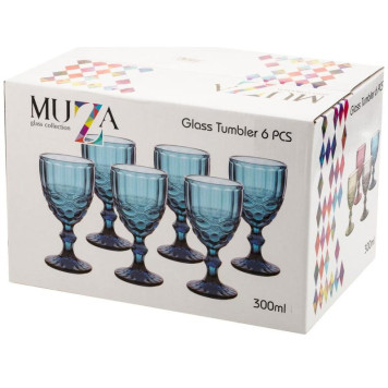 Набор бокалов для вина 'РОМБО' 6шт 'Muza color' 320мл ARTI-M 781-117-1