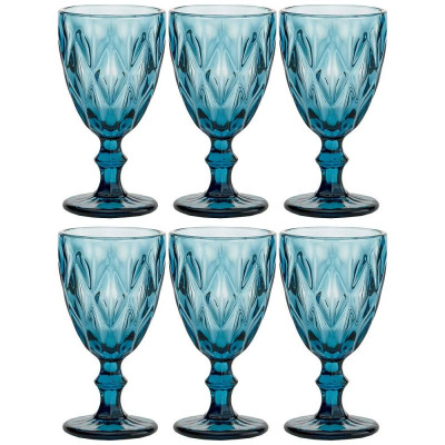 Набор бокалов для вина 'РОМБО' 6шт 'Muza color' 320мл ARTI-M 781-117