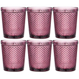 Набор стаканов 'ГРАНАТ' 6шт 'Muza color' 280мл розовый ARTI-M 781-162