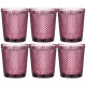 Набор стаканов 'ГРАНАТ' 6шт 'Muza color' 280мл розовый ARTI-M 781-162
