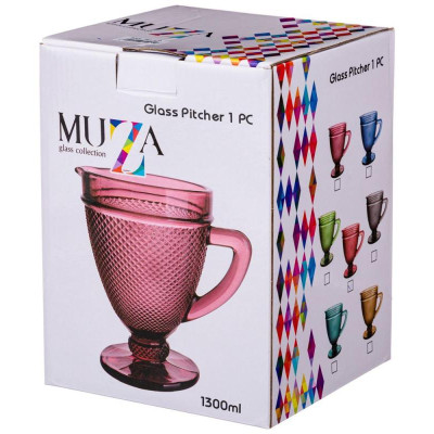 Кувшин 'ГРАНАТ' (1300мл) 'Мuza Сolor' серый ARTI-M 781-169-1