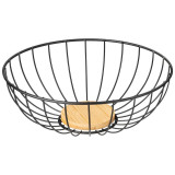 Фруктовница Agness металлическая цвет: black, 25х9см ARTI-M 790-363