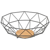 Фруктовница Agness металлическая цвет: black, 28х10см ARTI-M 790-364