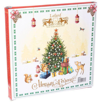 Тарелка закусочная Lefard 'Елка' 20.5см ARTI-M 85-1707-1