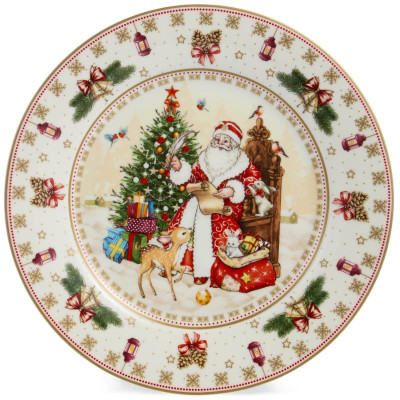 Тарелка закусочная Lefard 'Дед мороз' 20.5см ARTI-M 85-1722