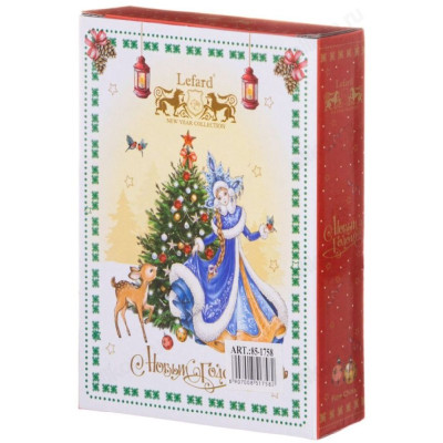 Подставка для ложки Дед мороз 85-1758 красная-2