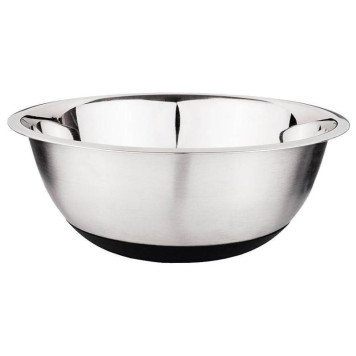 Миска Agness глубокая (2.15л, 24см) нерж.сталь, противоскользящее дно ARTI-M 880-106