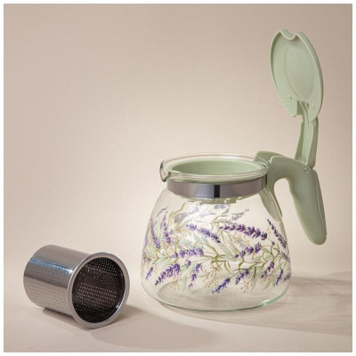 Чайник заварочный Agness с фильтром 'Душа прованса' 900мл ARTI-M 885-107-2