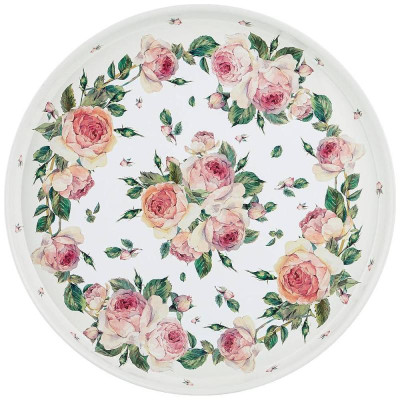 Поднос сервировочный 'Пионы' 33х2.1см ARTI-M 898-010