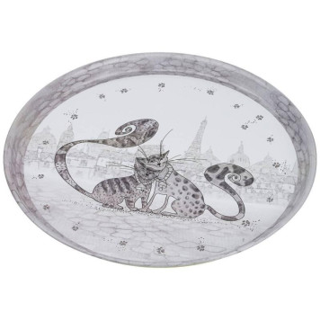 Поднос сервировочный 'Котики' 33х2.1см ARTI-M 898-022-1