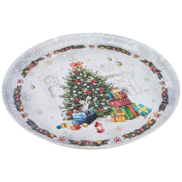 Поднос сервировочный Agness 'Новый год' 33х2.1см ARTI-M 898-130-2