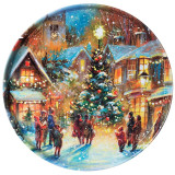 Поднос сервировочный Agness 'Новый год' 33х2.1см ARTI-M 898-133