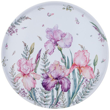 Поднос сервировочный Agness 'Ирисы' 33х2.1см ARTI-M 898-208