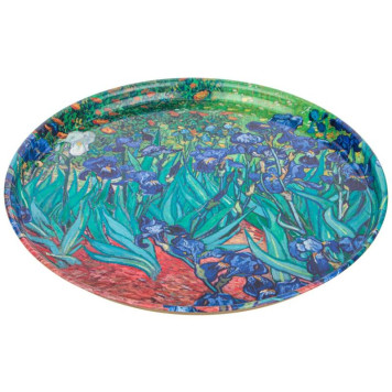 Поднос сервировочный Agness ' Классика.Ирисы' 33х2.1см ARTI-M 898-222-1