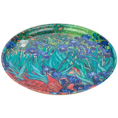 Поднос сервировочный Agness ' Классика.Ирисы' 33х2.1см ARTI-M 898-222-1