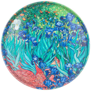 Поднос сервировочный Agness ' Классика.Ирисы' 33х2.1см ARTI-M 898-222